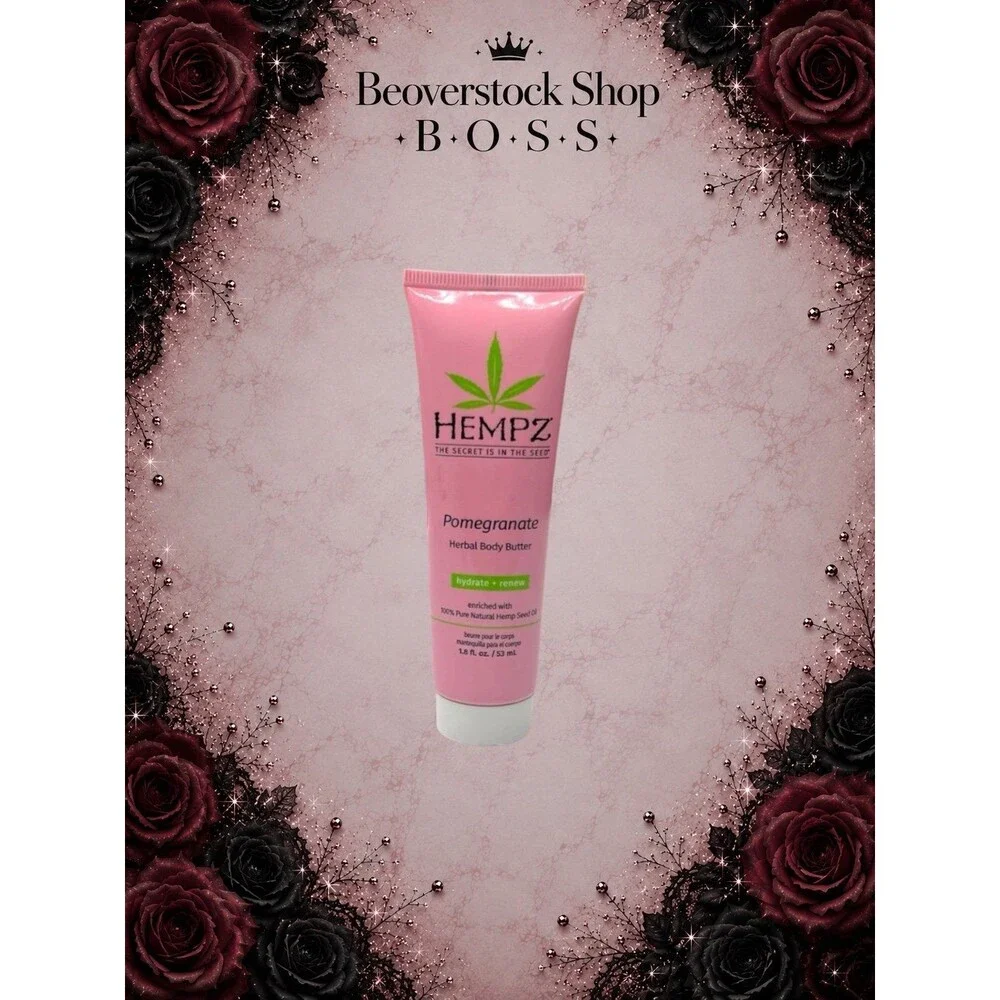New Hempz Pomegranate Herbal Body Butter 1.8 oz / 53 mL
